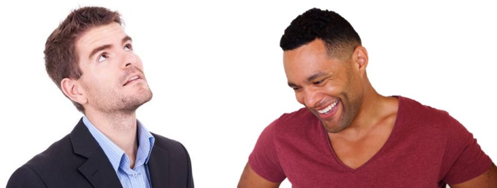 Two Men Looking Two Men Looking